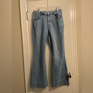 Bagatelle Light Wash High Waist Flare Jeans Size 30